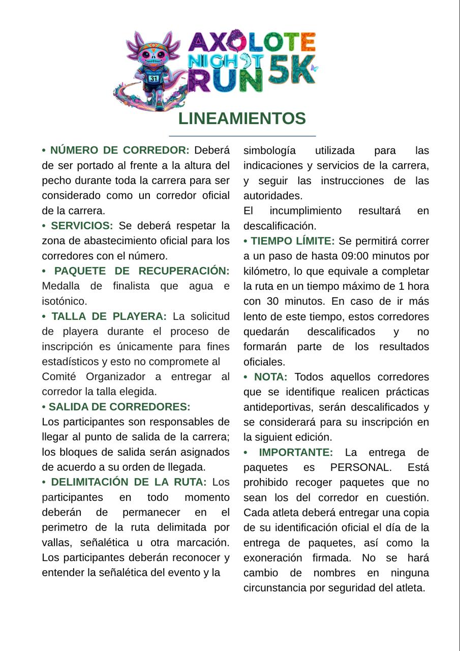Documento legal del evento, página 2